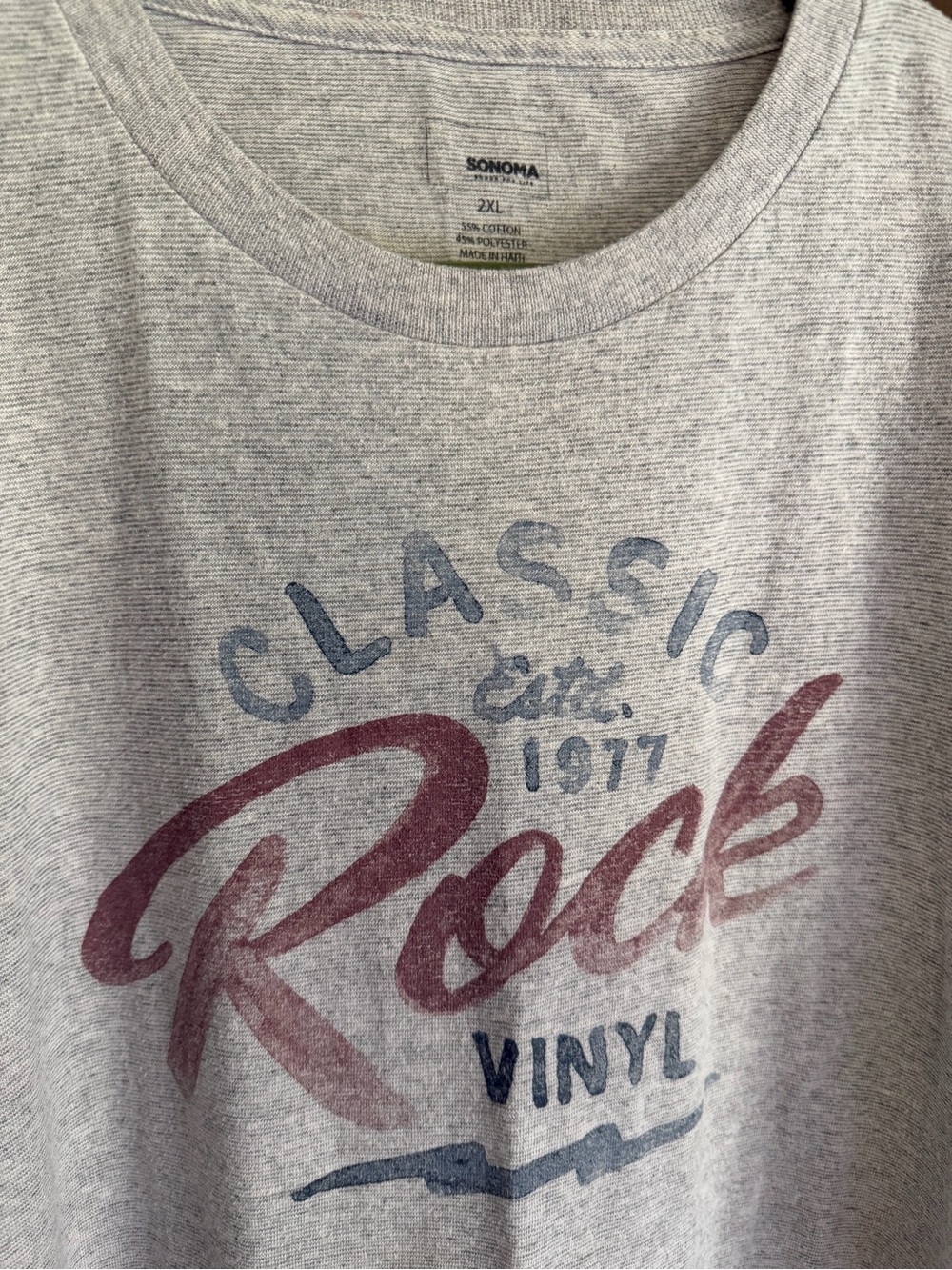 Sonoma Heather Gray Crew Neck Tee - Picture 2 of 4